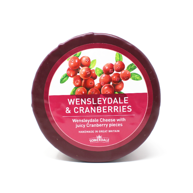 Somerdale Wensleydale with Cranberries cheese - Curedandcultivated