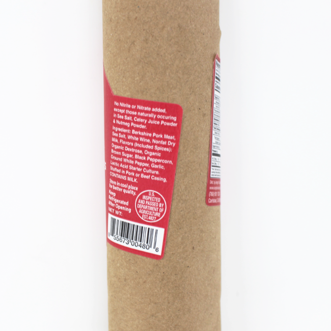 Angel's Toscano Salami, 5.5 oz. - Curedandcultivated