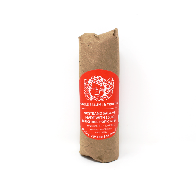 Angel's Nostrano Italian Salami, 5.5 oz. - Curedandcultivated