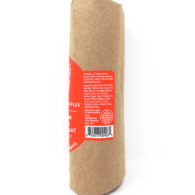 Angel's Nostrano Italian Salami, 5.5 oz. - Curedandcultivated