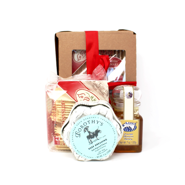 Brie, Honey and Crackers Gift Set - Curedandcultivated