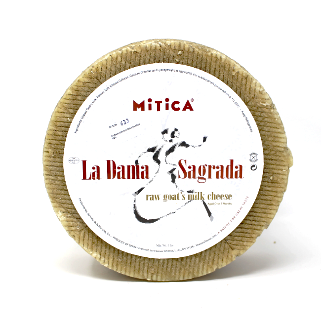 Mitica cheese La Dama Sagrada raw goat cheese - Curedandcultivated