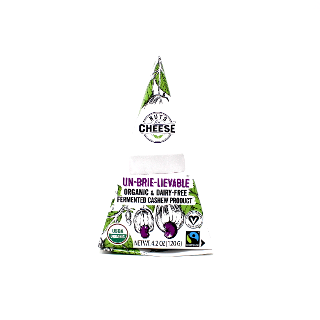Nuts for Cheese Un-Brie-Lievable Organic Vegan Cheese - Curedandcultivated