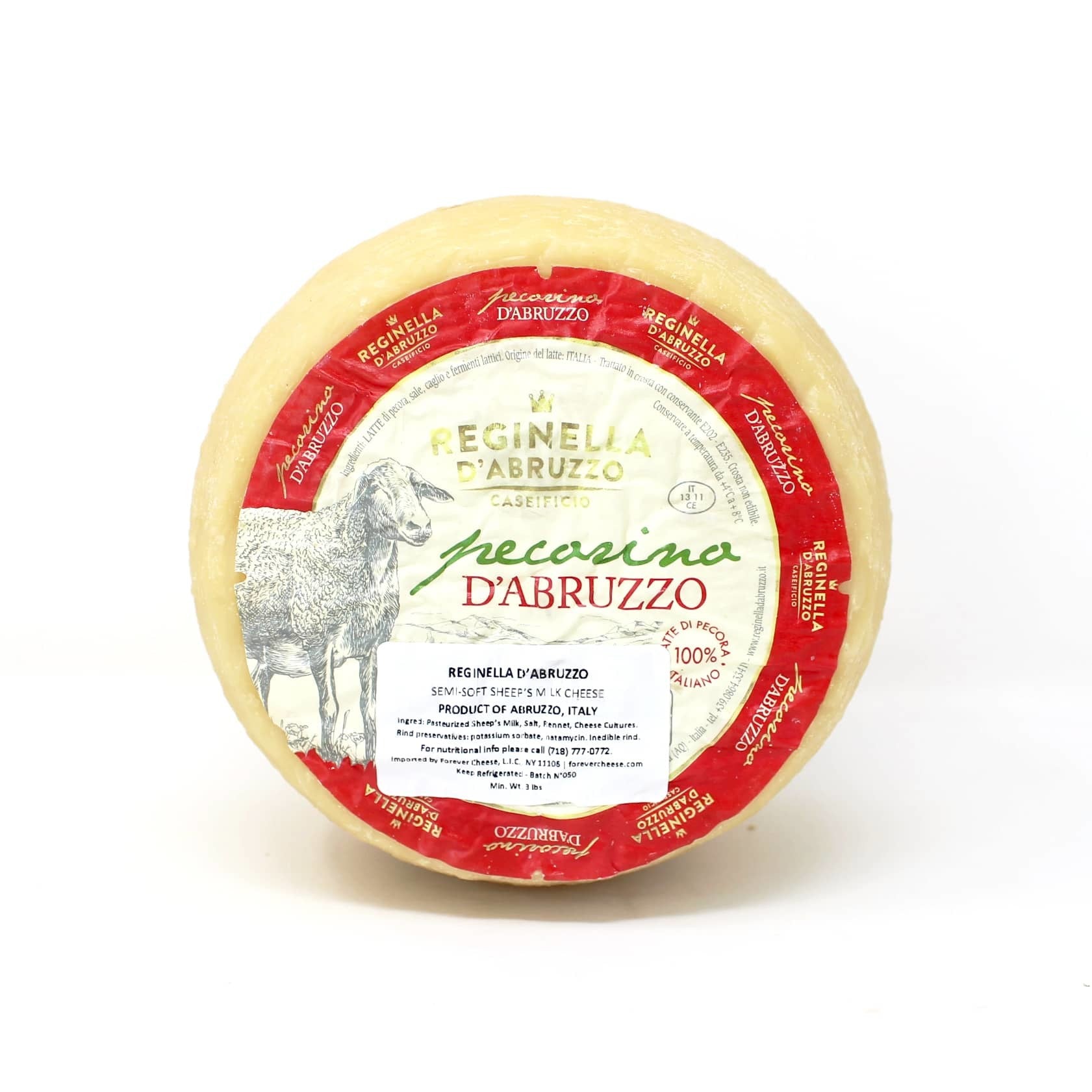 Reginella d’Abruzzo pecorino Sheep milk cheese Italy - Curedandcultivated