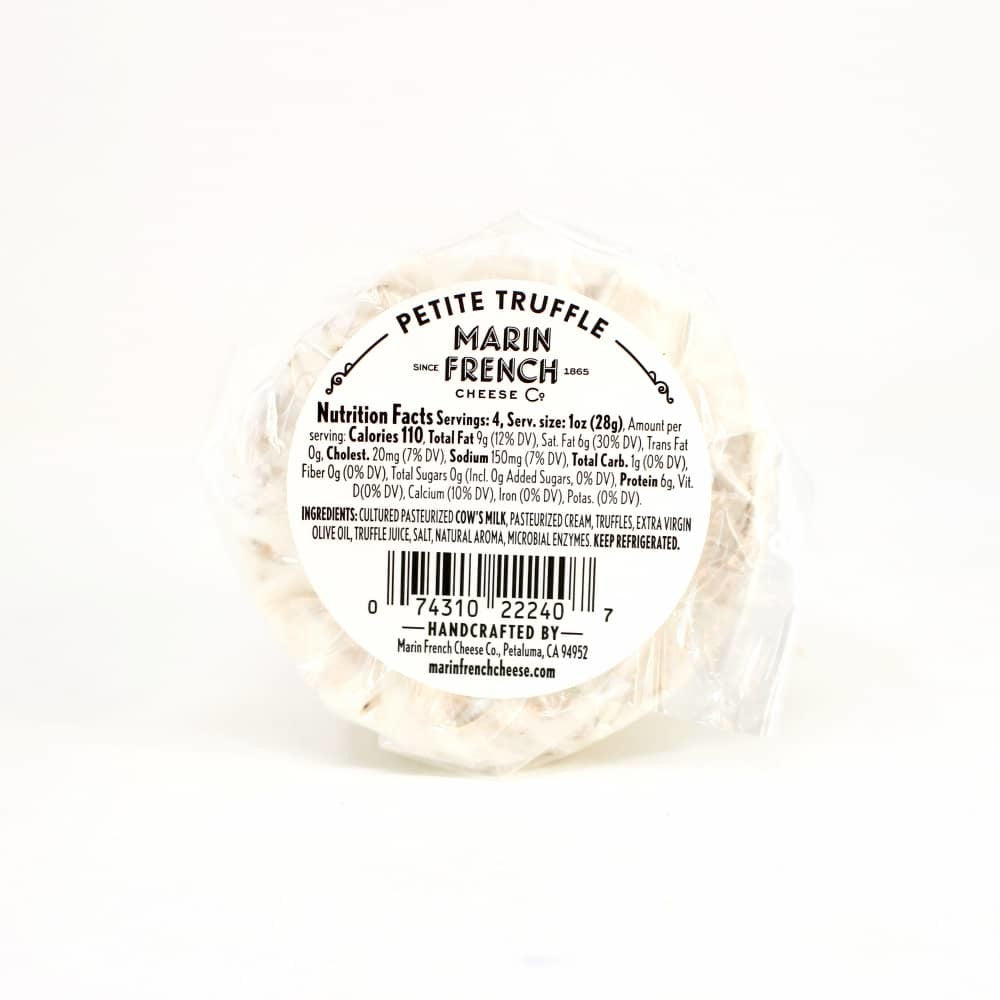 Marine French Petite Truffle Brie - Curedandcultivated
