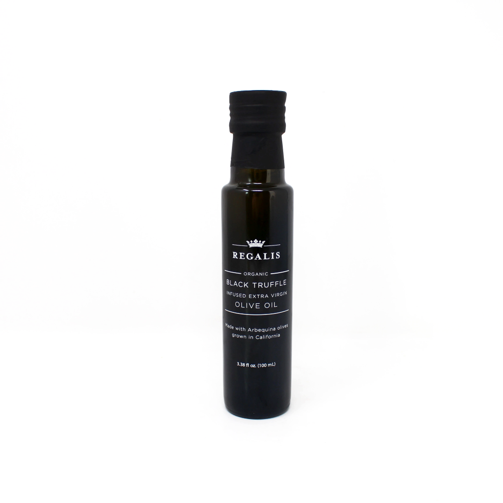 Regalis Organic Black Truffle infused extra virgin olive oil - Curedandcultivated