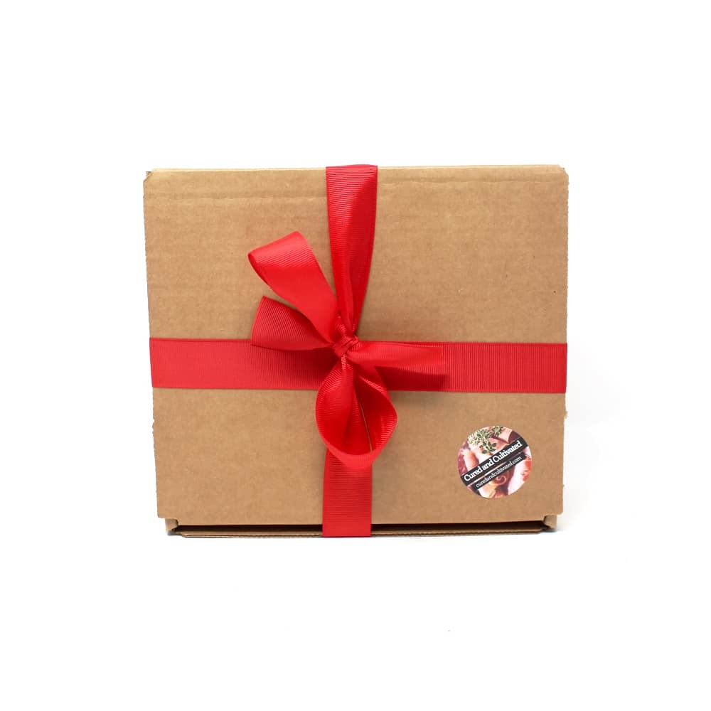 Swiss Cheese and Charcuterie Gift Box - Curedandcultivated