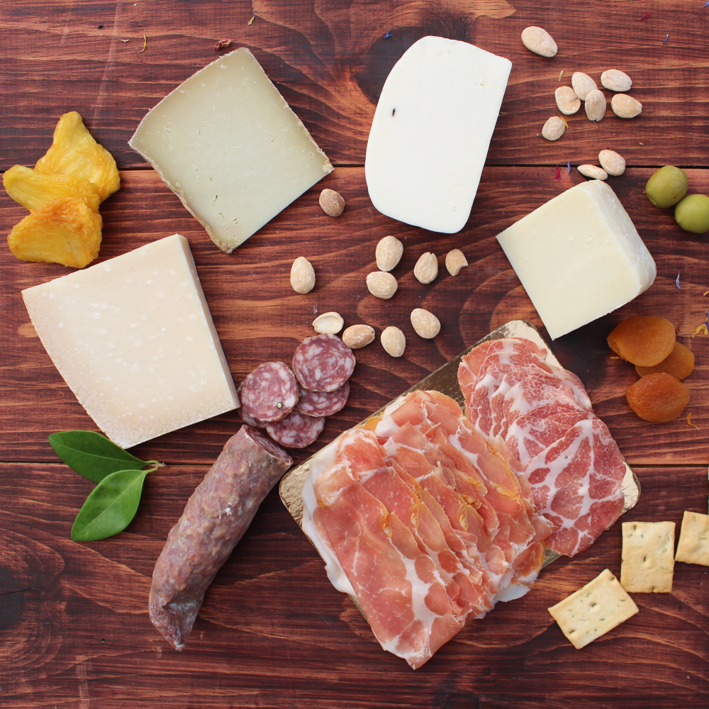 Italian Cheese and Charcuterie Gift Box - Curedandcultivated