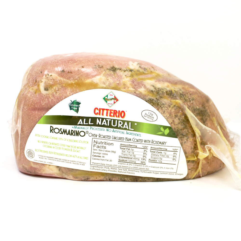 Citterio Rosmarino Oven Roasted ham rosemary - Curedandcultivated