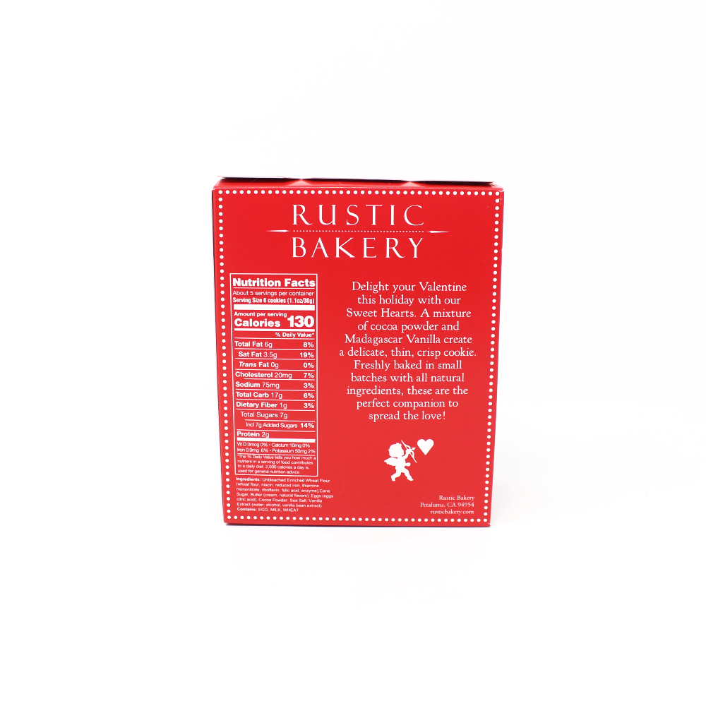 Rustic Bakery Sweet Hearts cookies - Curedandcultivated