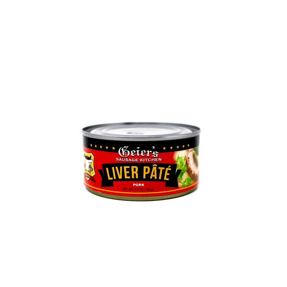 Geier's Sausage Kitchen Pork Liver Pate, 6.5 oz.- Curedandcultivated