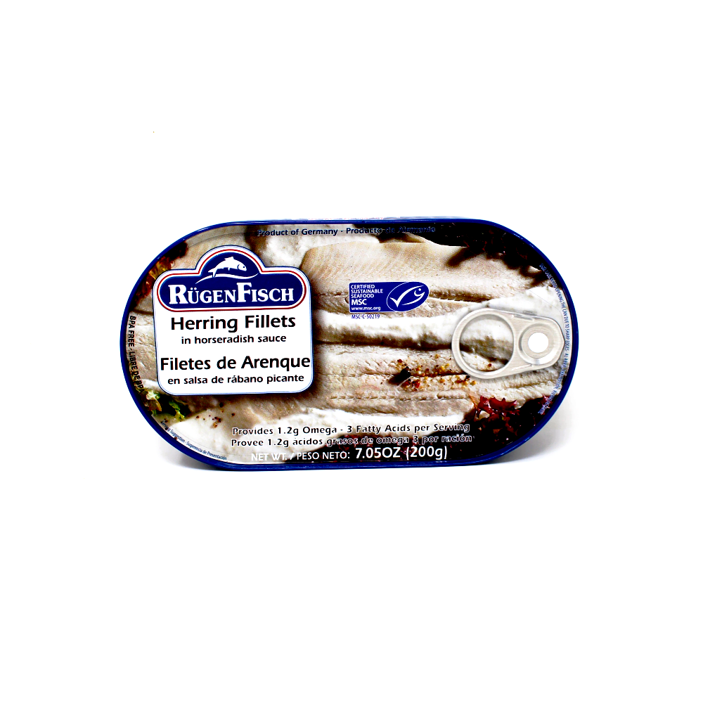 rugen fisch herring fillets in horseradish sauce - Curedandcultivated