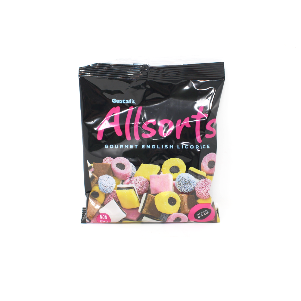 Gustaf's Allsorts Gourmet English Licorice, 6.3 oz. - Curedandcultivated