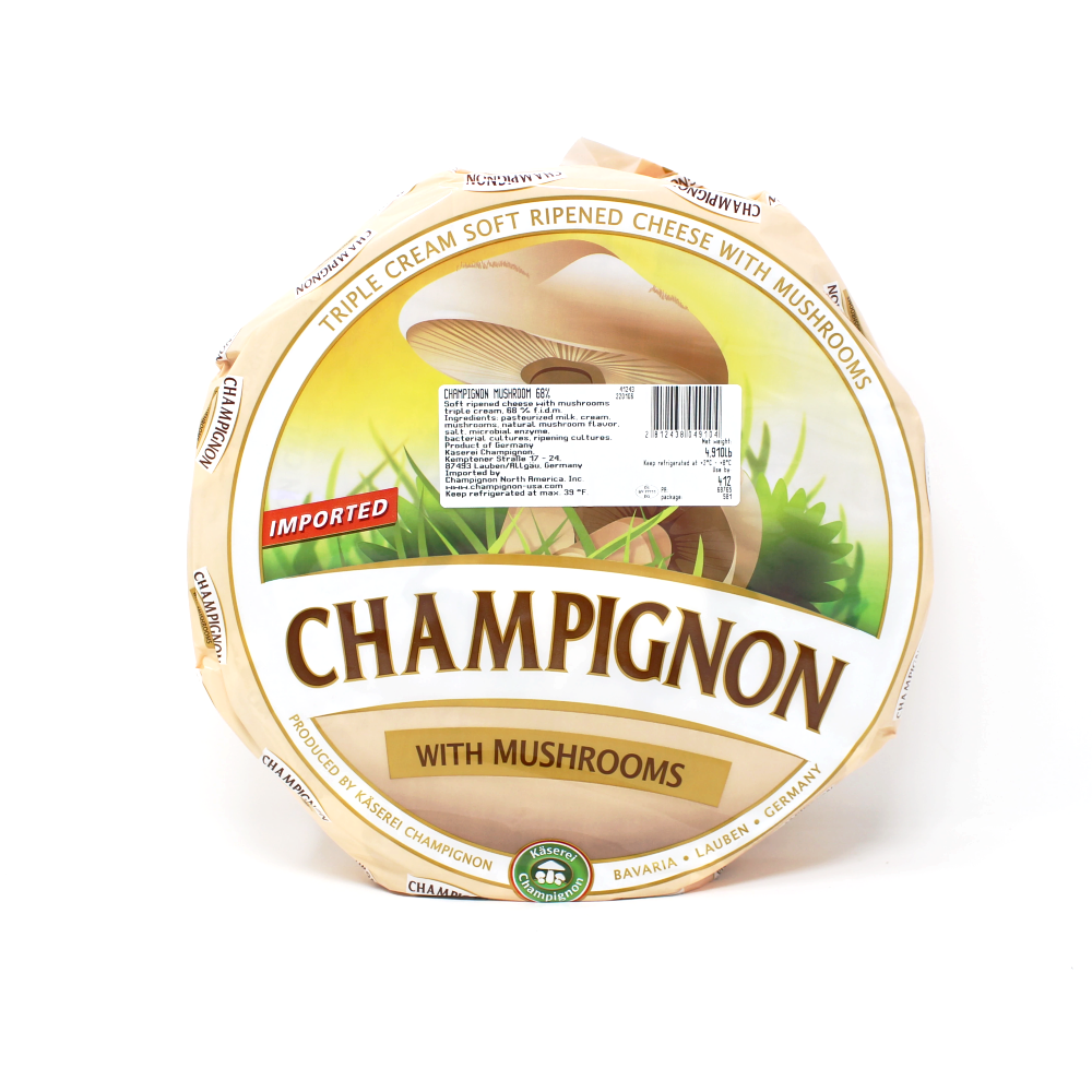 Kaserei Champignon Triple Cream Brie with Mushrooms Paso Robles - Curedandcultivated