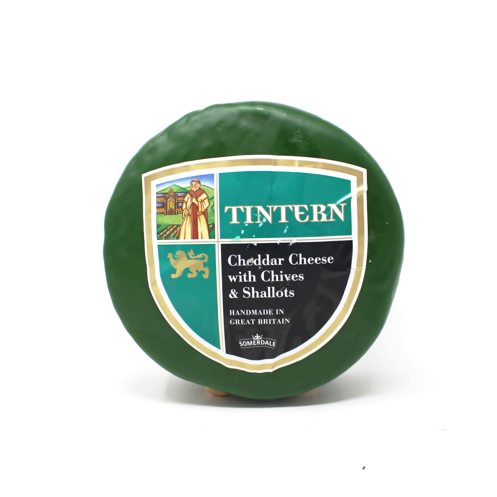 Somerdale Irish Cheddar cheese chives and shallots - Curedandcultivated