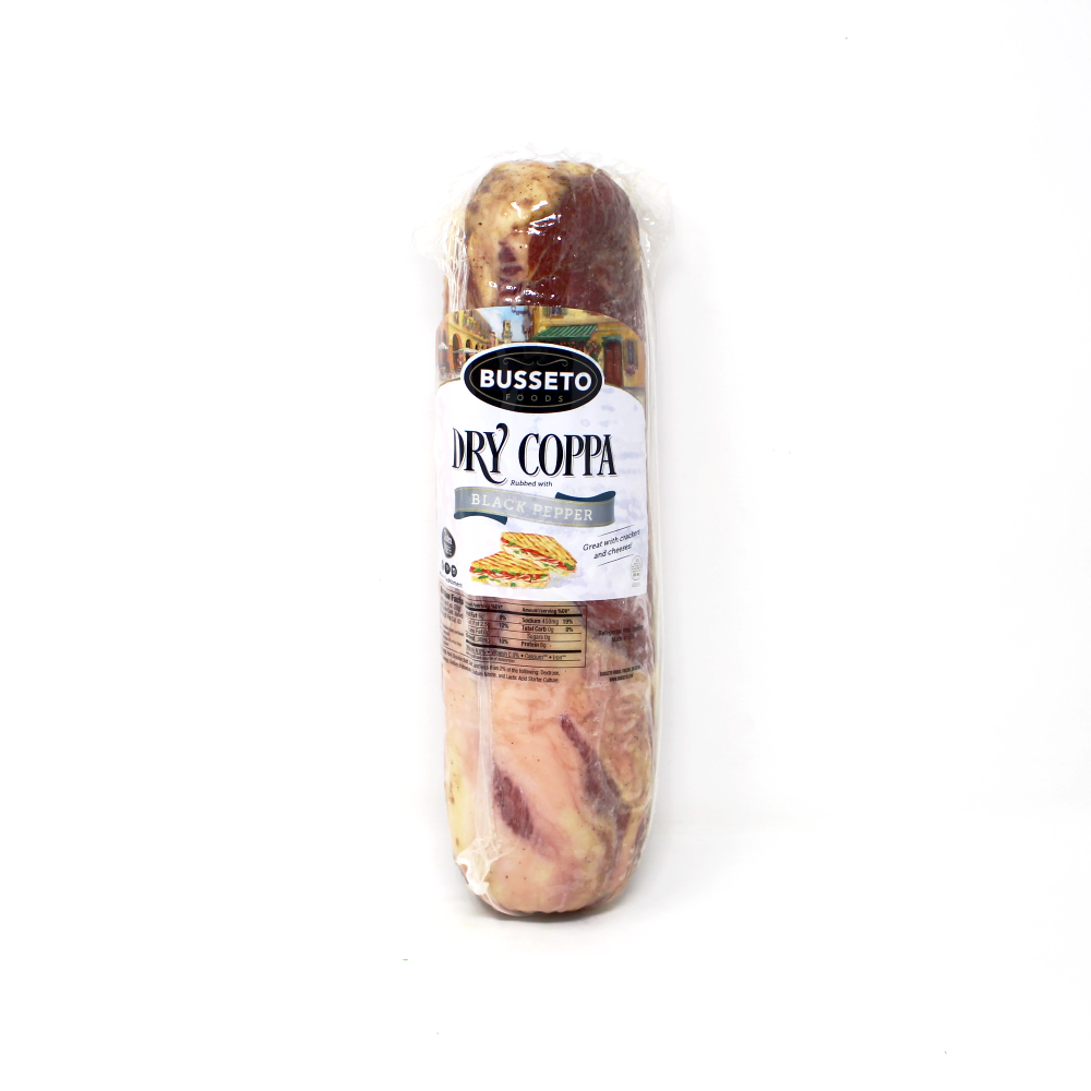 Mild Coppa Busseto Rubbed with Black Pepper - Curedandcultivated