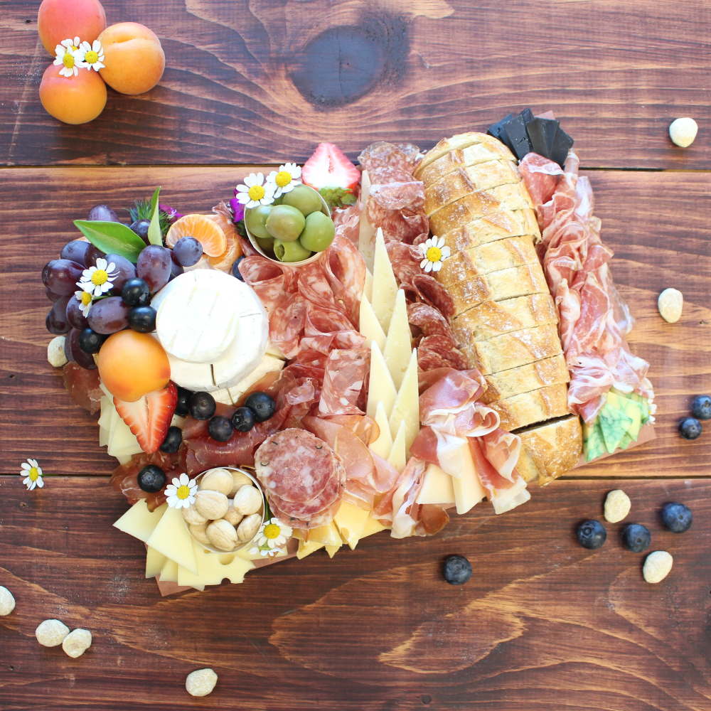 Small Cheese and Charcuterie Grazing Board Paso Robles - Curedandcultivated