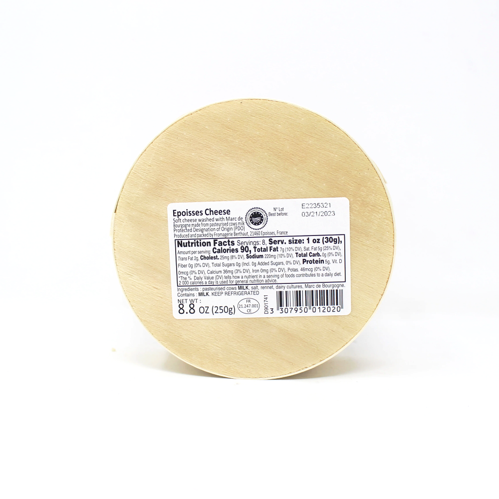 Berthaut Epoisses AOP Cheese - Curedandcultivated