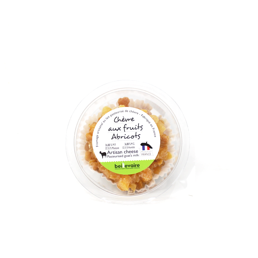 Beillevaire chevre abricots cheese - Curedandcultivated