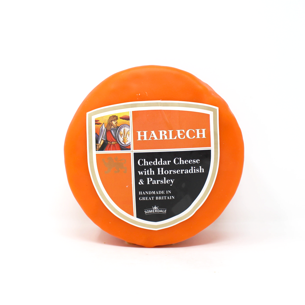 Harlech Cheddar with Horseradish & Parsley - Curedandcultivated
