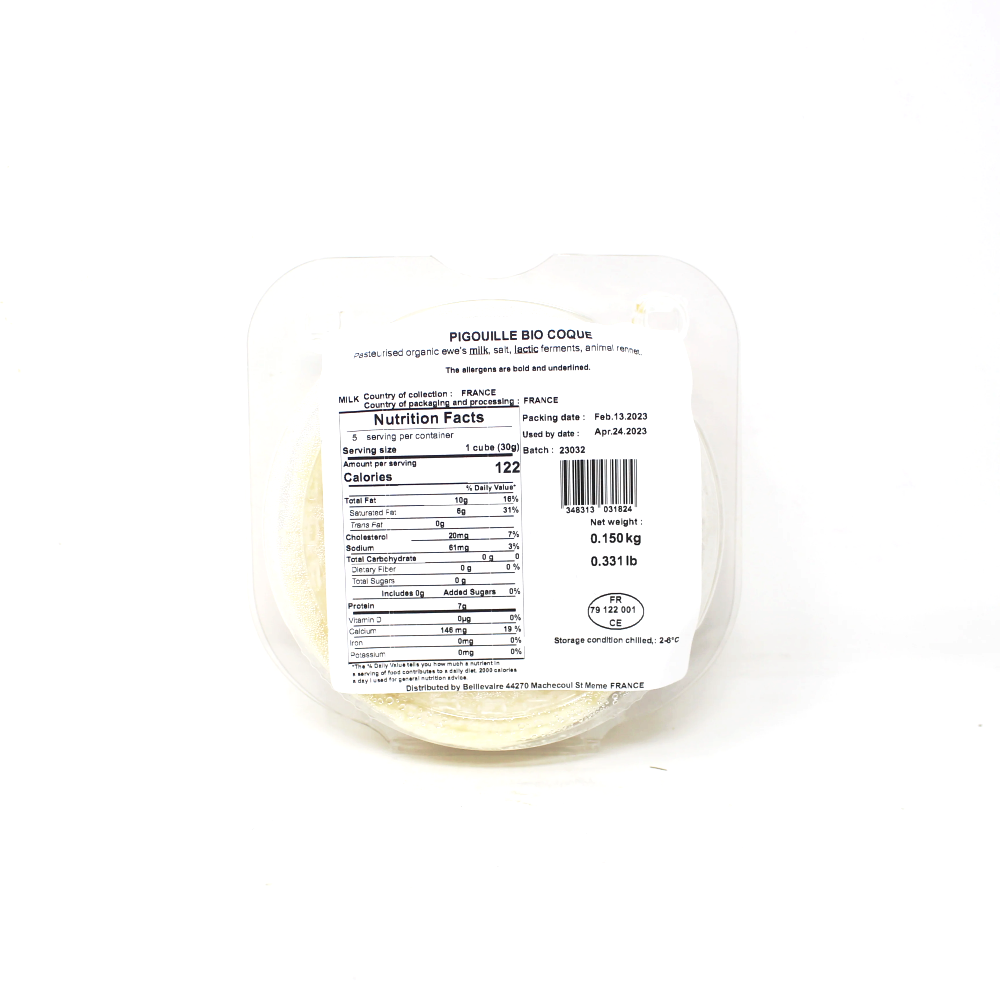beillevaire Pigouille Bio Coque cheese - Curedandcultivated